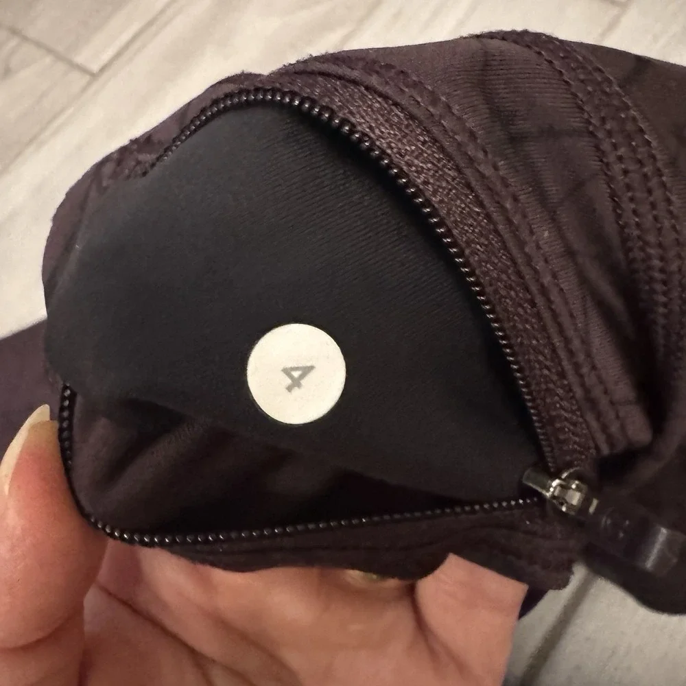 Lululemon Inspire‎ Tight II Mesh Full On Luxtreme Star Crushed Black Cherry Sz 4